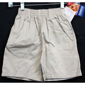 NEW VTG Y2K OshKosh Khaki Shorts Boys sz 6 Pockets Classic Elastic Pull on